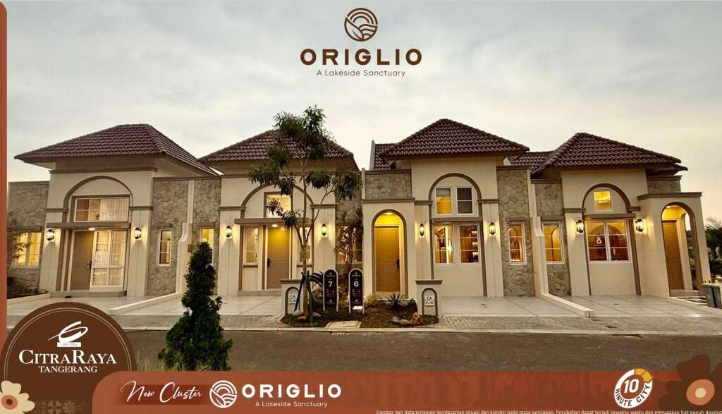Rumah Danau Origlio Citra Raya Tangerang